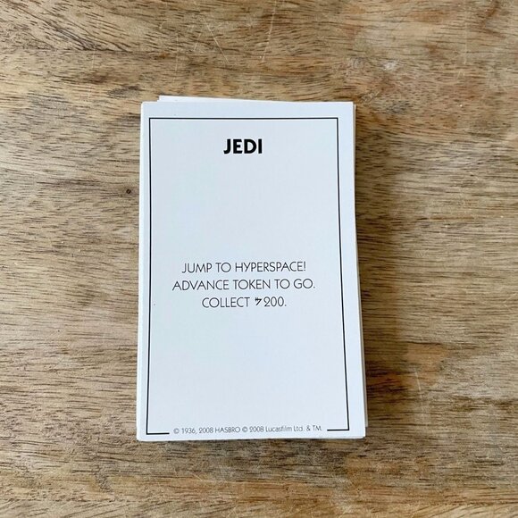 32Pc 2008 Star Wars Monopoly The Clone Wars Replacement Cards 16 Sith & 16 Jedi - Picture 6 of 6